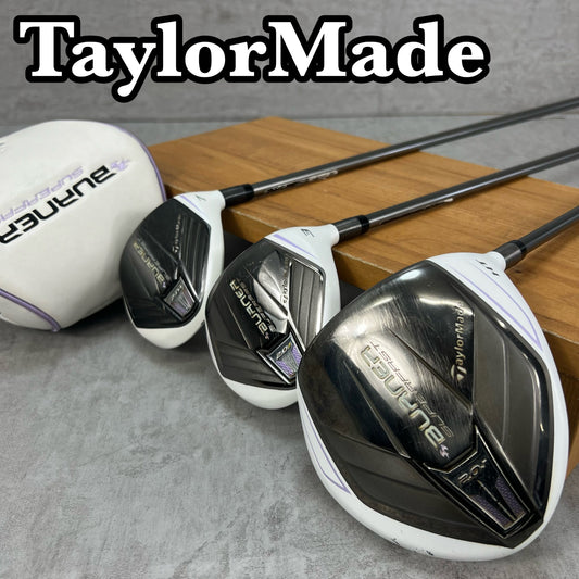 テーラーメイド　バーナー　2.0J　レディースゴルフ　ウッドセット　3本　L　右利き用　ドライバー　フェアウェイ　TaylorMade　BURNER