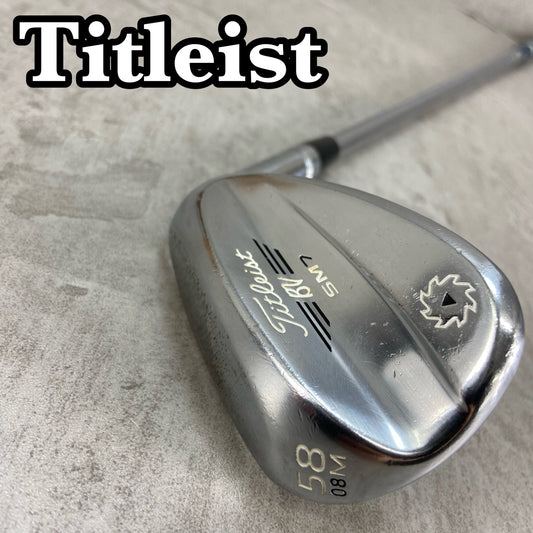 タイトリスト　ボーケイデザイン　SM7　M GRIND　メンズゴルフ　サンドウェッジ　SW　右利き用　S　Titleist　VOKEYDESIGN