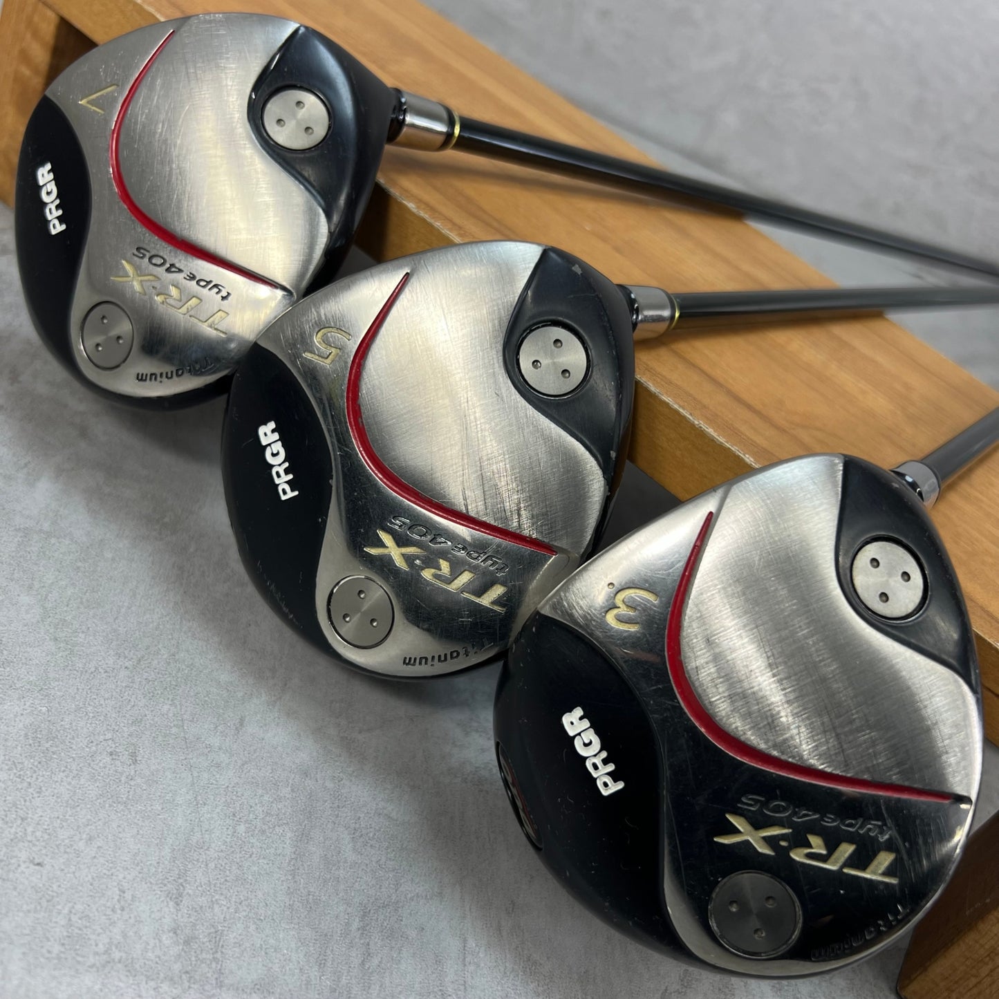 プロギア　TR・X type405　レディースゴルフ　ウッドセット　3本　A　右利き用　フェアウェイ　3W　5W　7W　PRGR