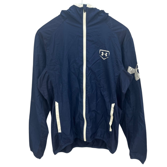 アンダーアーマー　メンズ　男性用アウター　 ウィンドブレーカー　ネイビー　M　UNDER ARMOUR