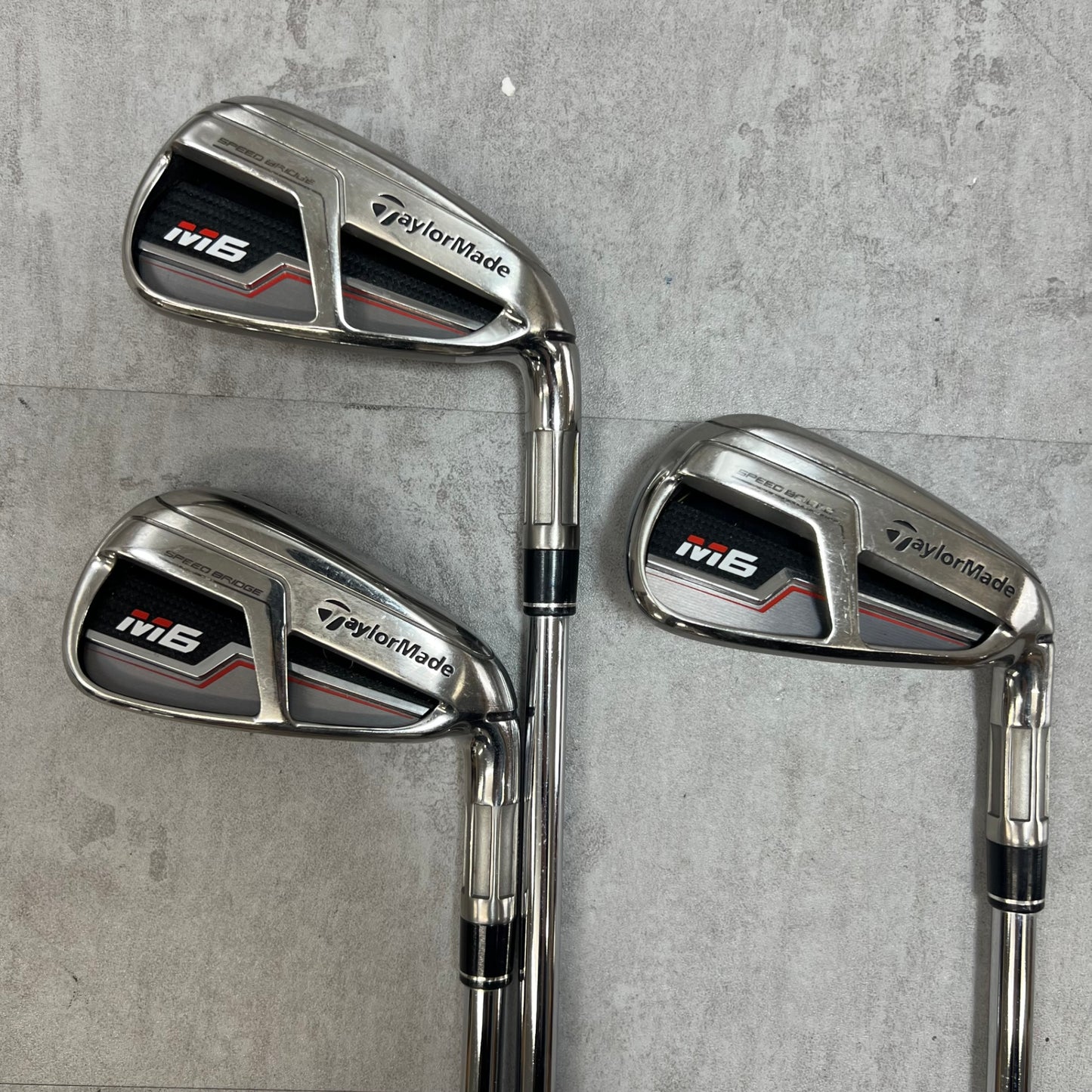 TaylorMade テーラーメイド M6 メンズゴルフ アイアンセット 5番〜PW 6本 右利き用 純正シャフト スチール S