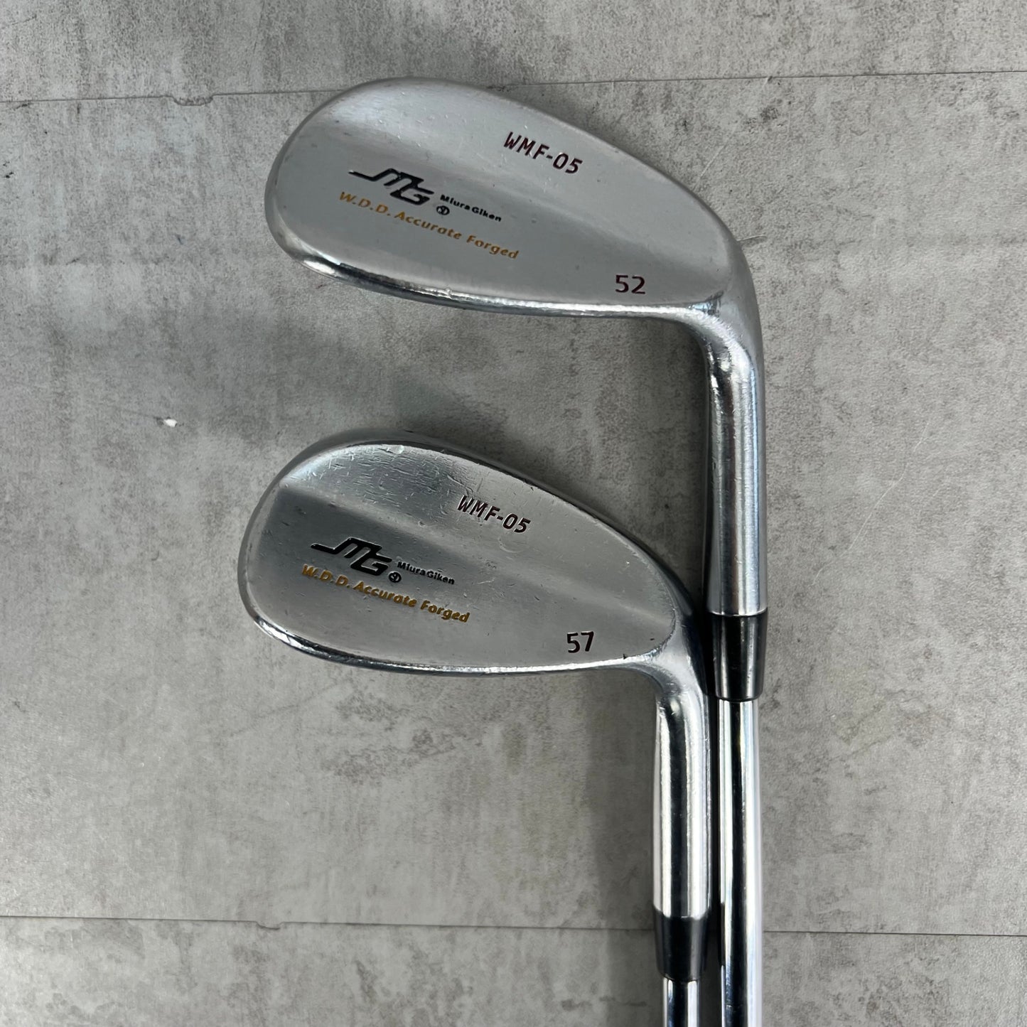 三浦技研　WMF-05　メンズゴルフ　ウェッジ2本セット　右利き用　アプローチ　サンド　52° 57° ミウラギケン