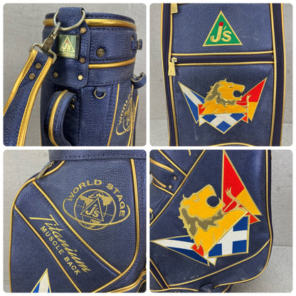 ジャンボ尾崎　Js 　ゴルフ　カート式キャディバッグ　約9型　アイアンカバー