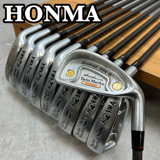 ホンマ　ツインマークス　メモリアル2000α　メンズゴルフ　アイアンセット　10本　R　右利き用　HONMA　Twin Marks　1STAR