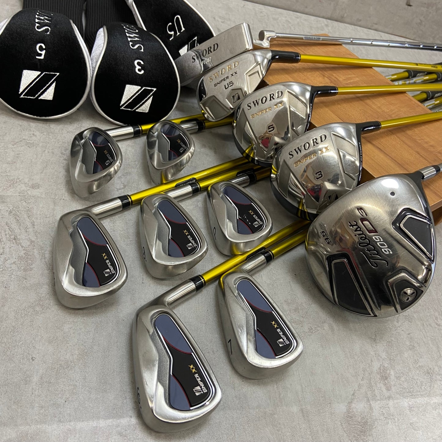 タイトリスト　カタナ　メンズゴルフ　クラブ12本セット　右利き用　キャディバッグ付き　Titleist KATANA