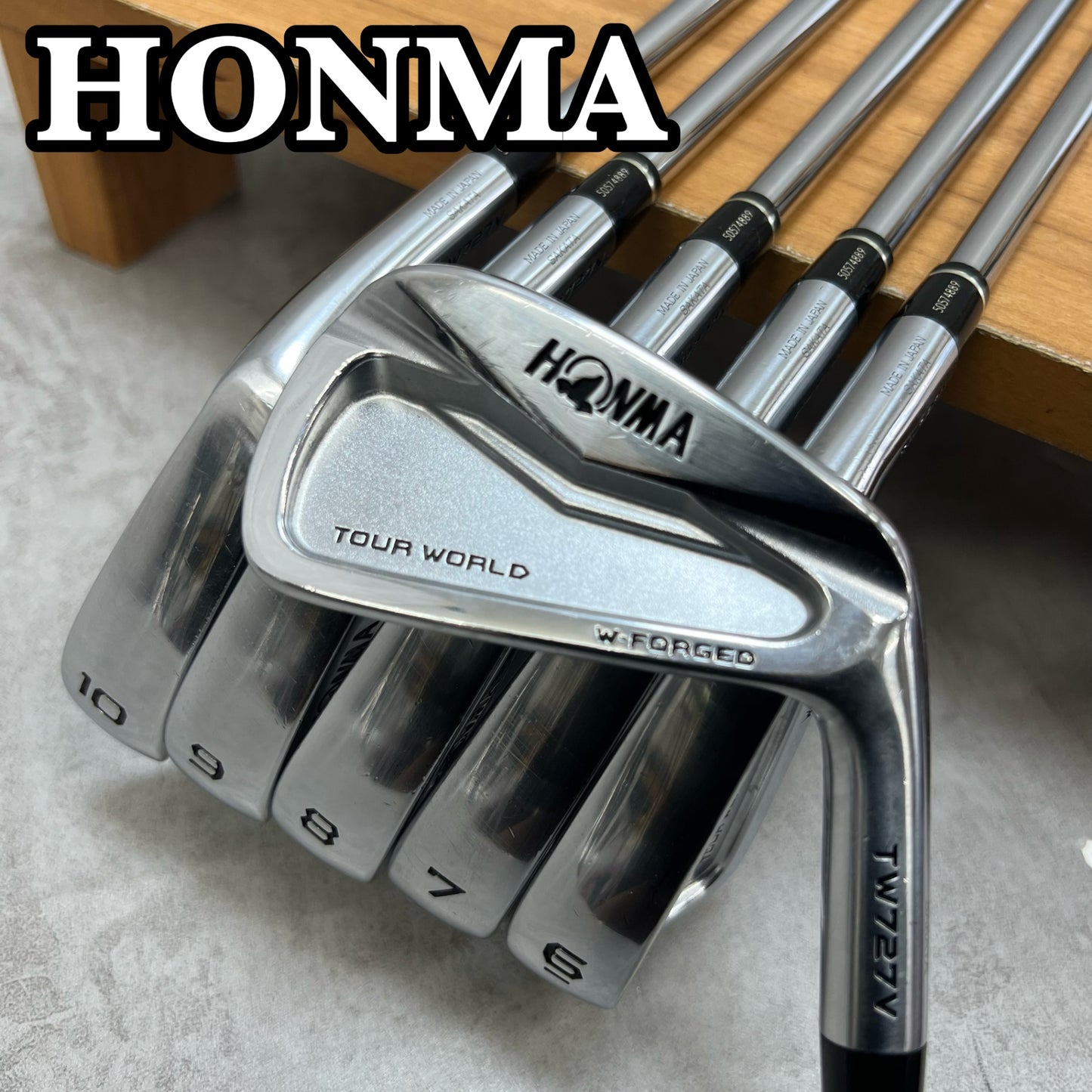 ホンマ　ツアーワールド　TW727V　メンズゴルフ　アイアン６本セット　S　右利き用　HONMA TOUR WORLD　日本シャフト　N.S.PRO　MODUS3　TOUR120