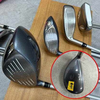 キャロウェイ ソレイル レディースゴルフ クラブ8本セット 右利き用 カーボン L Callaway Solaire ヘッドカバー付き