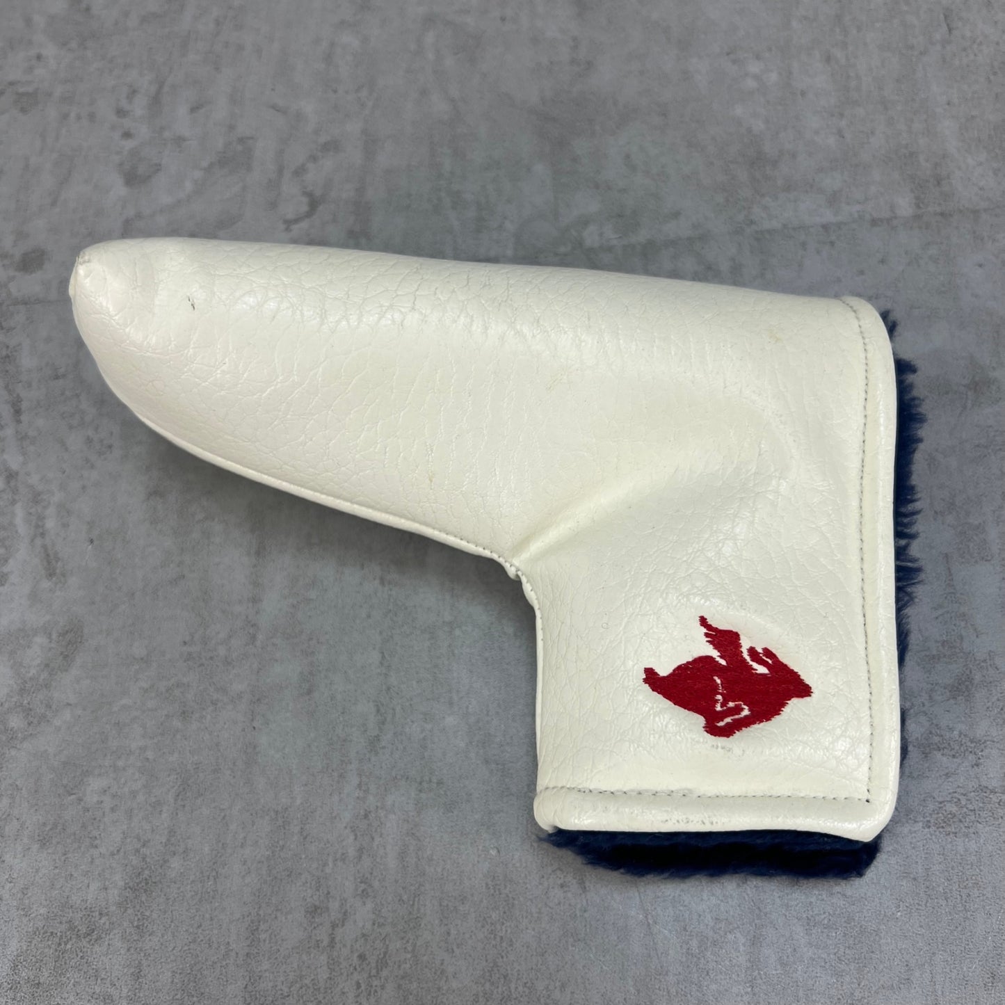 パーリーゲイツ　ゴルフクラブ用ヘッドカバー　パター　ピン型　ホワイト　白　レザー　うさぎ　PEARLY GATAS