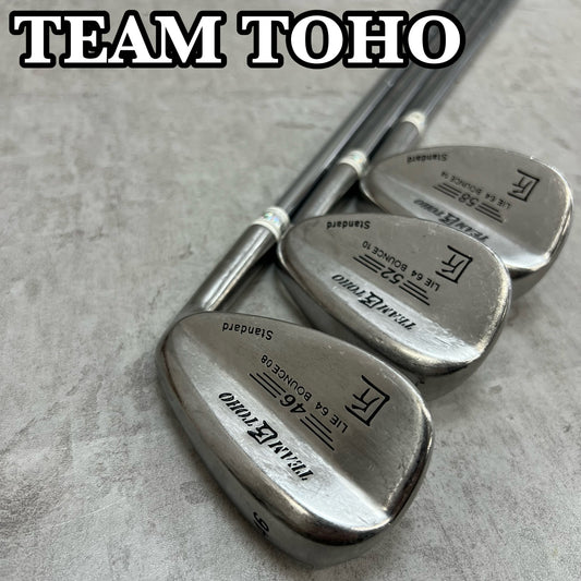 チーム東邦　匠　メンズゴルフ　ウェッジ3本セット　右利き用　46°　52°　58°　ピッチング　アプローチ　サンド　たくみ　TEAM　TOHO