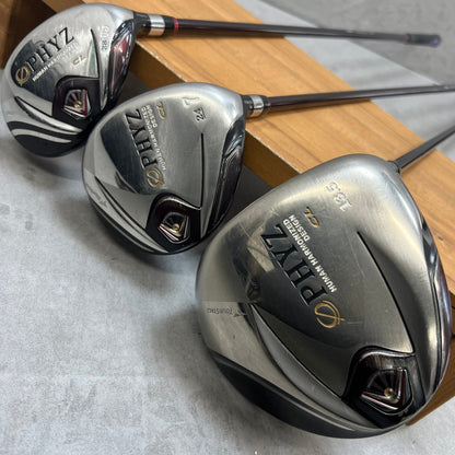 ブリヂストン　ファイズ　CL　レディースゴルフ　ウッド3本セット　L　右利き用　ドライバー　フェアウェイウッド　ユーティリティ　BRIDGESTONE PHYZ