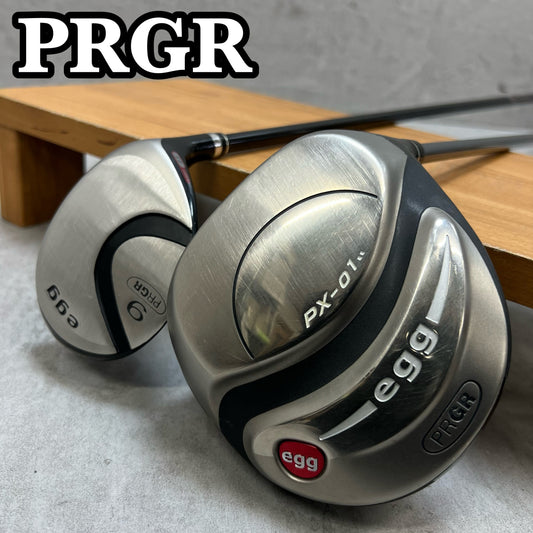 プロギア　メンズゴルフ　ウッド2本セット　R　右利き用　ドライバー　フェアウェイウッド　PRGR