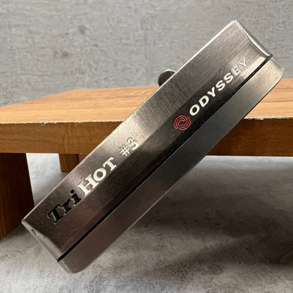 ODYSSEY　オデッセイ　TRIHOT＃3　トライホット　メンズゴルフ　PT　パター　ピン型　クランク　33.1インチ　右利き用