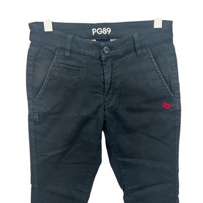 PEARLY GATES パーリーゲイツ　メンズ　男性用 パンツ　ズボン　ロング　ブラック　黒　1号　Sサイズ