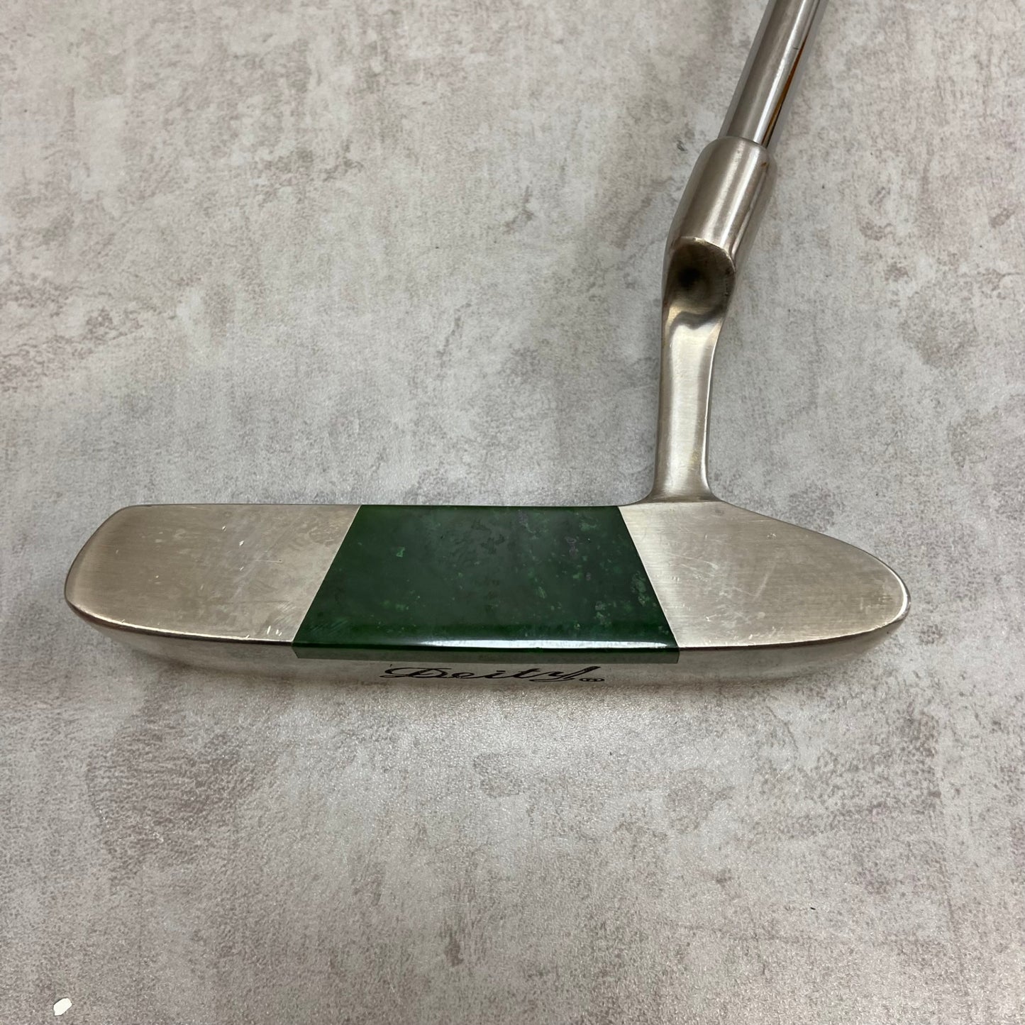 Deity　翡翠　メンズゴルフ　パター　右利き用　34インチ　ピン型　ヘッドカバー　ヒスイ　ジェード