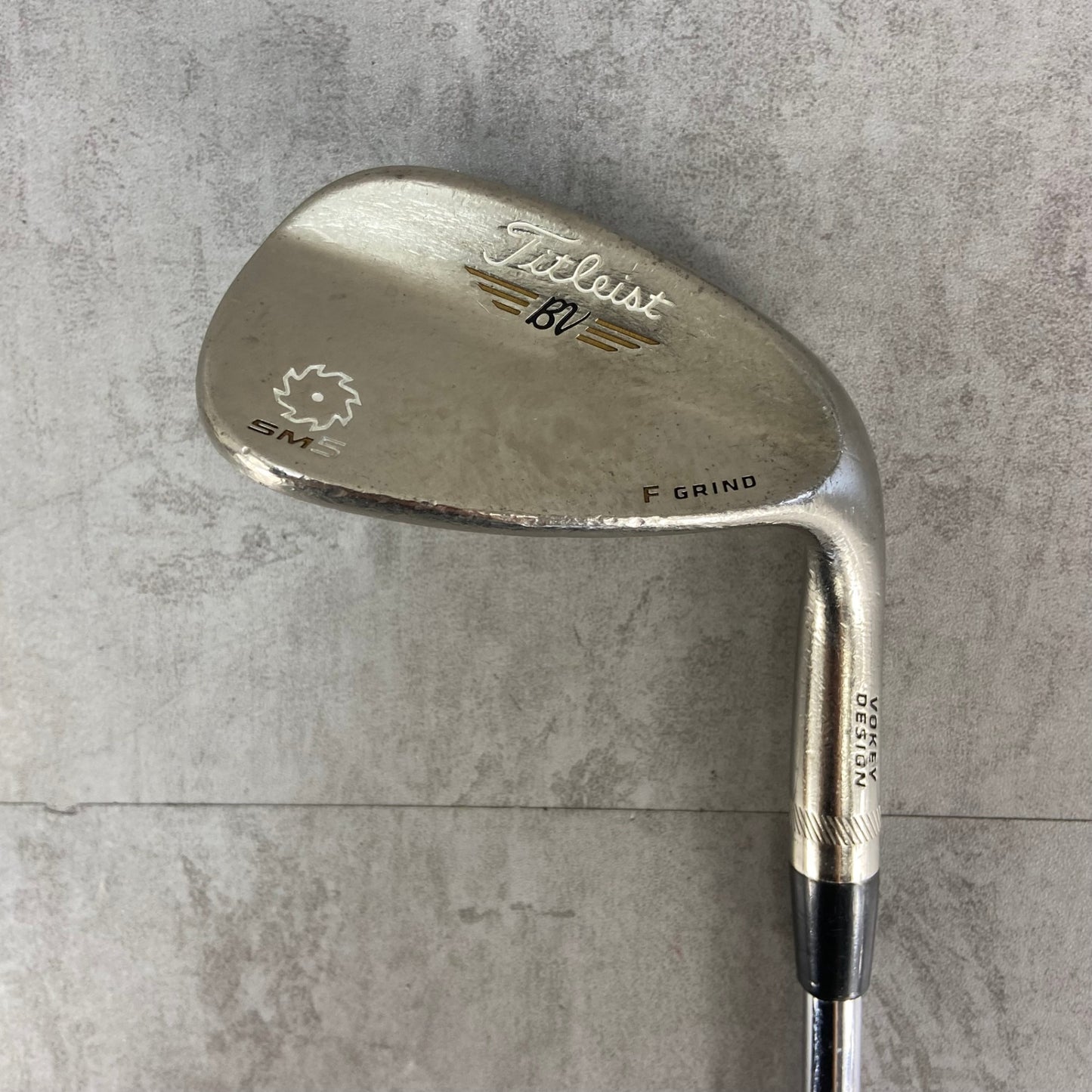 タイトリスト　ボーケイデザイン　SM5　F GRIND　メンズゴルフ　アプローチウェッジ　AW　S　右利き用　Titleist　VOKEY DESIGN