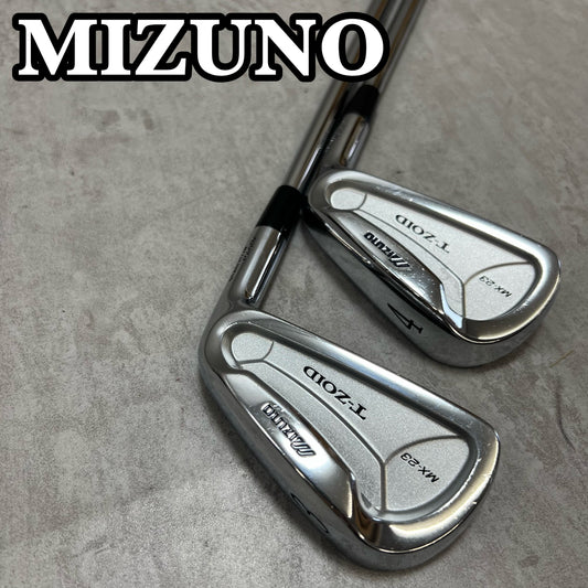 MIZUNO ミズノ T-ZOID MX23 メンズゴルフ ロングアイアン 2本セット 3I 4I 右利き用 スチール S