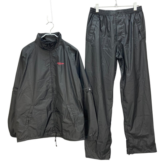 ブリヂストン　メンズ　ウィンドブレーカー　袖着脱可能　防風性　防寒性　ブラック　BRIDGESTONE　男性用　ゴルフウェア