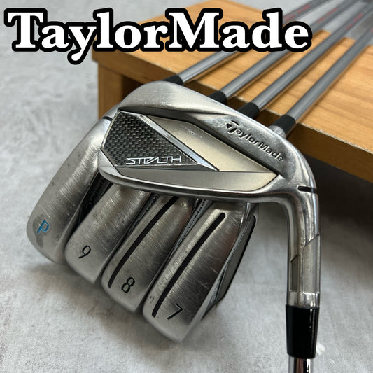 TaylorMade テーラーメイド STEALTH ステルス メンズゴルフ アイアンセット 右利き 6番〜PW 5本 N.S.PRO MODUS3 TOUR120 スチール X