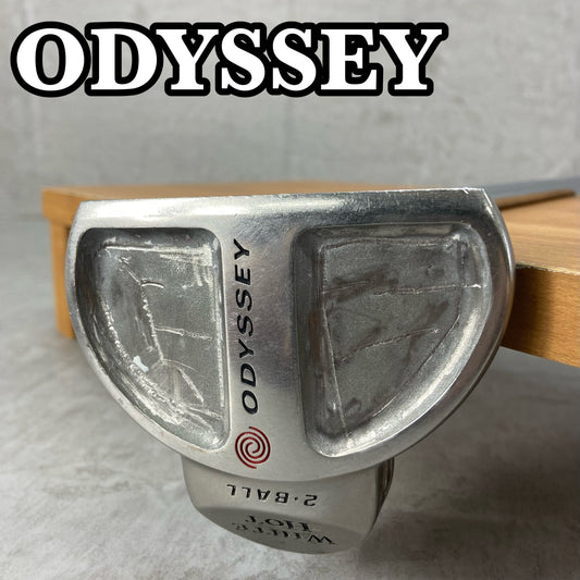 オデッセイ　ホワイトホット　２ボール　メンズゴルフ　パター　右利き用　ODYSSEY WHITE HOT センターシャフト