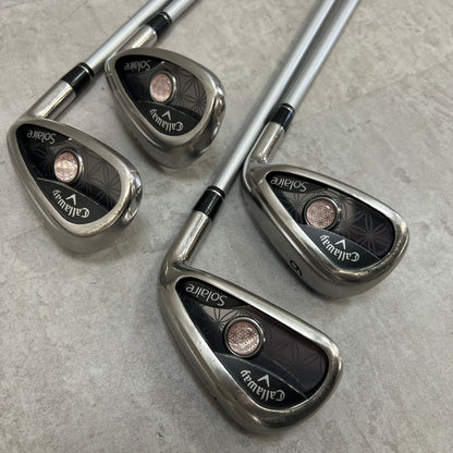 キャロウェイ ソレイル レディースゴルフ クラブ8本セット 右利き用 カーボン L Callaway Solaire ヘッドカバー付き