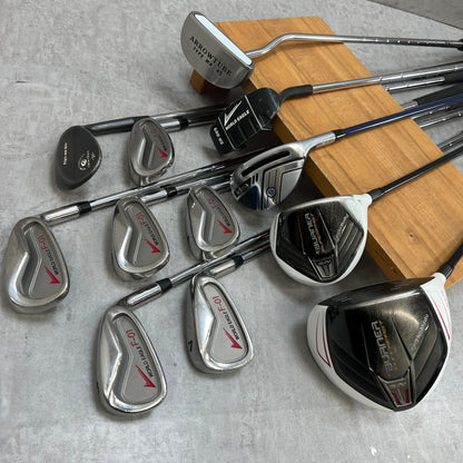 テーラーメイド　アディダス　メンズゴルフ　クラブセット　12本　右利き用　TaylorMade　adidas