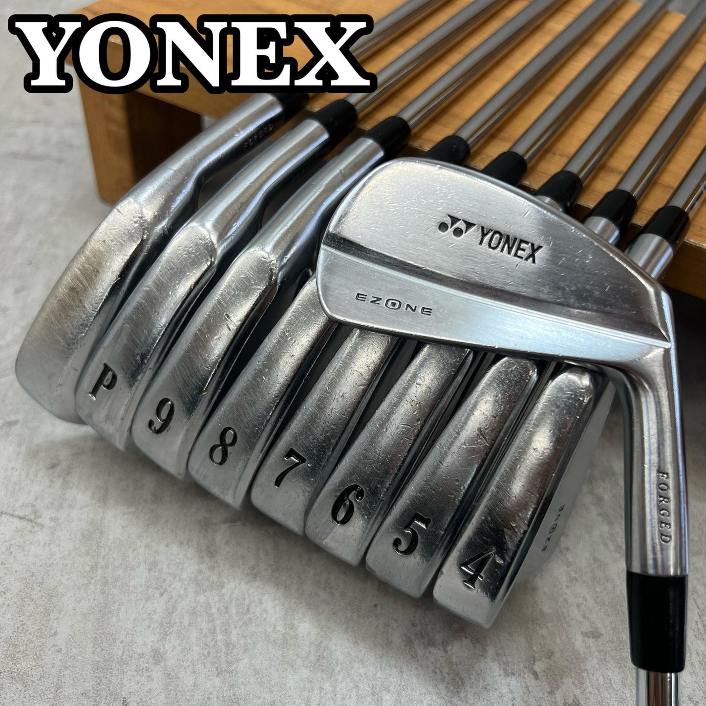 ヨネックス イーゾーン フォージド メンズゴルフ アイアンセット 9本 右利き用 S200 スチール YONEX EZONE FORGED