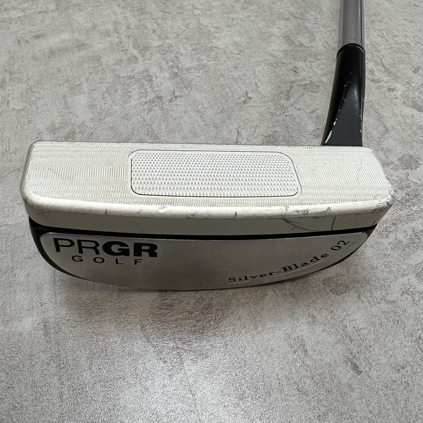 PRGR　プロギア　Silver-Blade02 シルバーブレード02　メンズゴルフ　PT　パター　マレット　L字　37.8インチ　右利き用