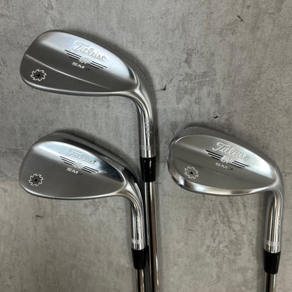 タイトリスト　ボーケイデザイン SM7　メンズゴルフ　ウェッジ3本セット　50° 54° 58°　右利き用　N.S.PRO  S Titleist VOKEY DESIGN