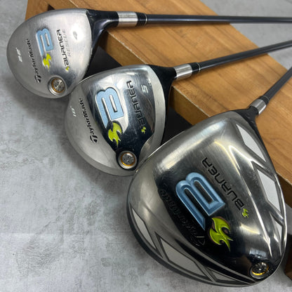 テーラーメイド　バーナー　レディースゴルフ　ウッドセット　3本　L　右利き用　ドライバー　フェアウェイウッド　ユーティリティ　TaylorMade　BURNER