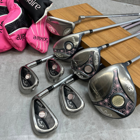 キャロウェイ ソレイル レディースゴルフ クラブ8本セット 右利き用 カーボン L Callaway Solaire ヘッドカバー付き