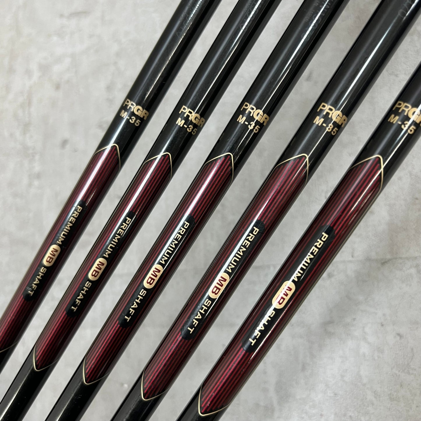PRGR プロギア TRX505 メンズゴルフ アイアンセット 右利き 6番〜PW 5本 カーボン R2