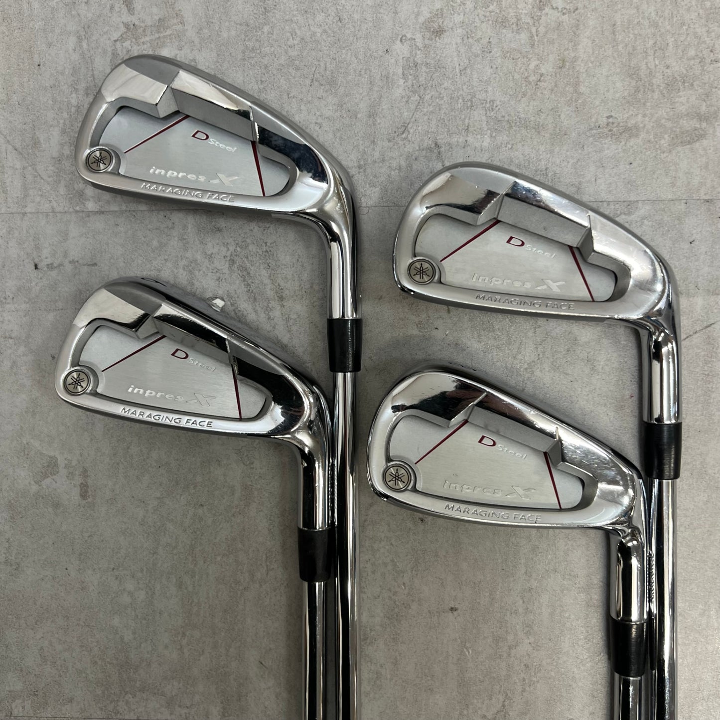 ヤマハ　inpres X D steel　メンズゴルフ　アイアンセット　7本　R　右利き用　YAMAHA Wrap tech