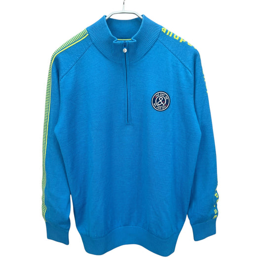 アンパスィ　レディース　ハーフジップセーター　ワンポイントロゴ　トップス　女性用 ゴルフアパレル　アンパシー　and per se