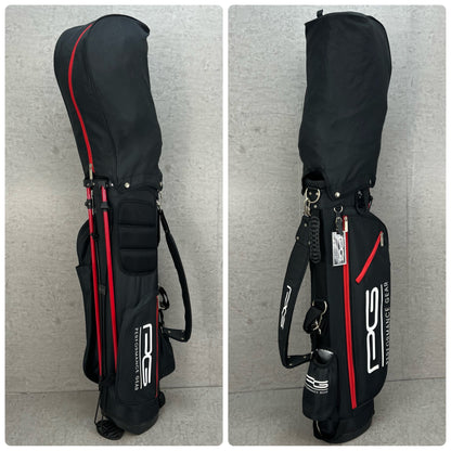 パフォーマンスギア　ゴルフ　スタンド式キャディバッグ　約８型　ブラック　黒　PERFORMANCE GEAR
