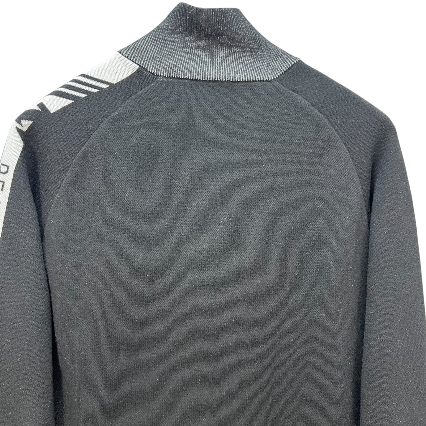 デサント　メンズゴルフウェア　フルジップセーター　M　ブラック　黒　DESCENTE　アパレル　長袖トップス