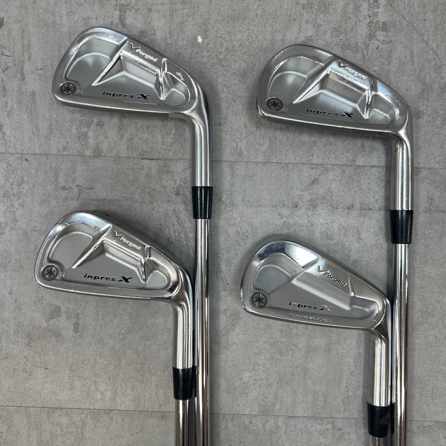 ヤマハ インプレスX Vフォージド メンズゴルフ アイアンセット 7本 右利き用 S スチールN.S.PRO YAMAHA inpres Forged