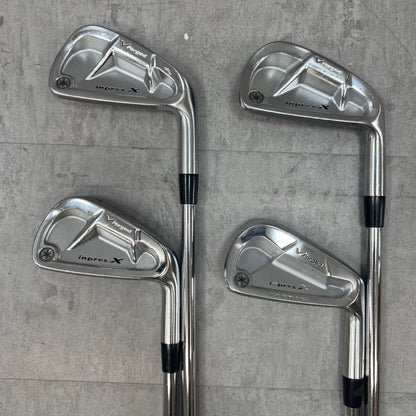 ヤマハ インプレスX Vフォージド メンズゴルフ アイアンセット 7本 右利き用 S スチールN.S.PRO YAMAHA inpres Forged