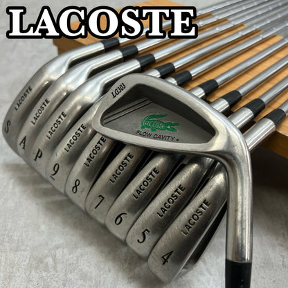 ラコステ　LG303　メンズゴルフ　アイアンセット　10本　S　右利き用　LACOSTE
