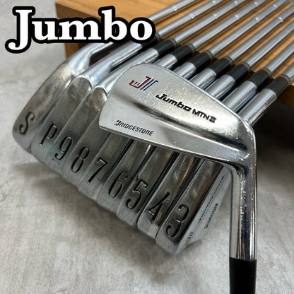 ブリヂストン　JUMBO MTNⅢ　メンズゴルフ　アイアンセット　10本　S　右利き用　BRIDGESTONE　ジャンボ尾崎