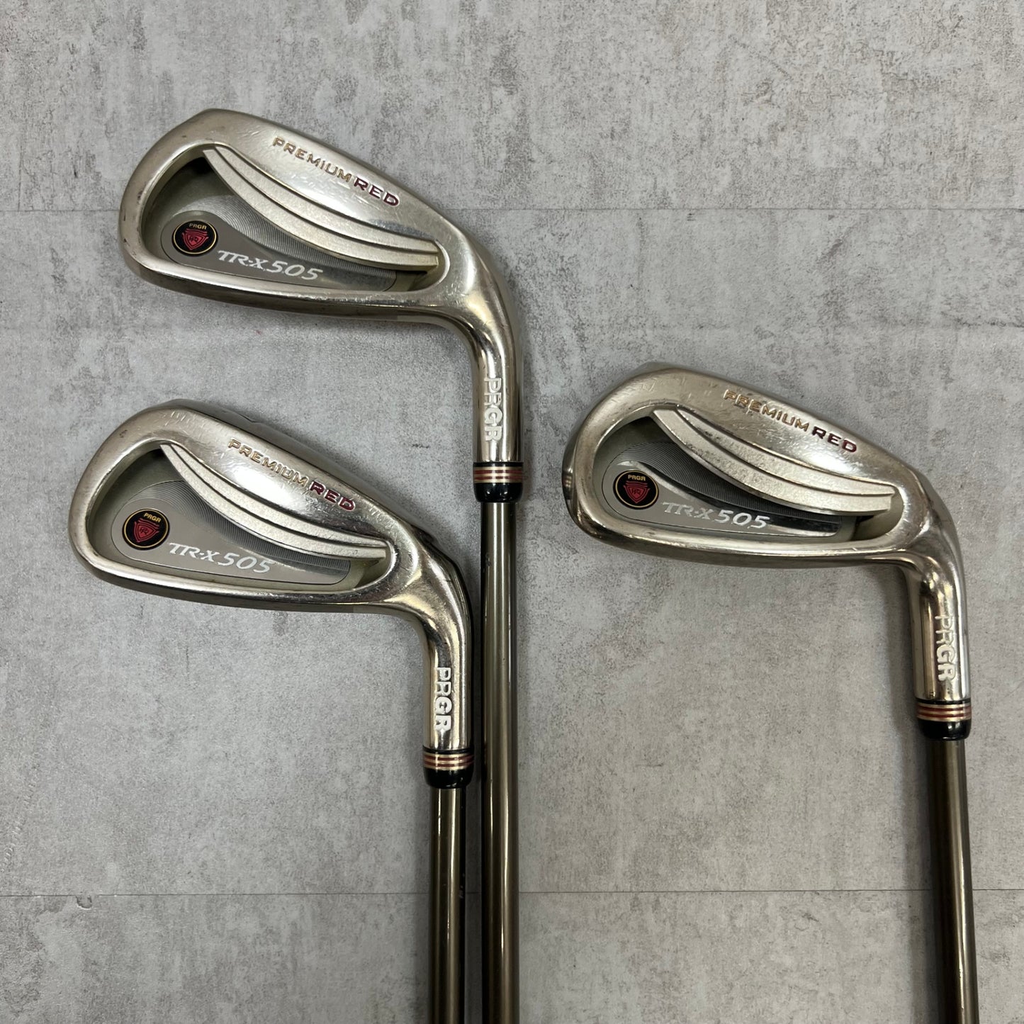 PRGR プロギア TRX505 メンズゴルフ アイアンセット 右利き 6番〜PW 5本 カーボン R2