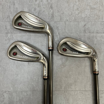 PRGR プロギア TRX505 メンズゴルフ アイアンセット 右利き 6番〜PW 5本 カーボン R2