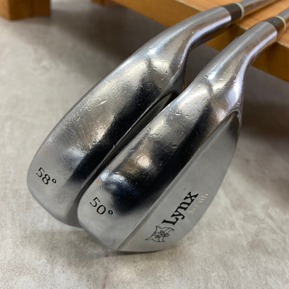 Lynx リンクス　Seville　セビル	メンズゴルフ　ウェッジ2本セット	　アプローチ　サンド　50°　58°　S	右利き用