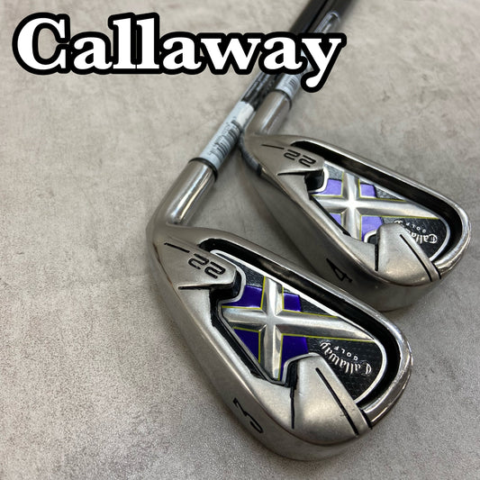 キャロウェイ　X22　メンズゴルフ　アイアンセット　2本　R　右利き用　3番　4番　ロング　Callaway