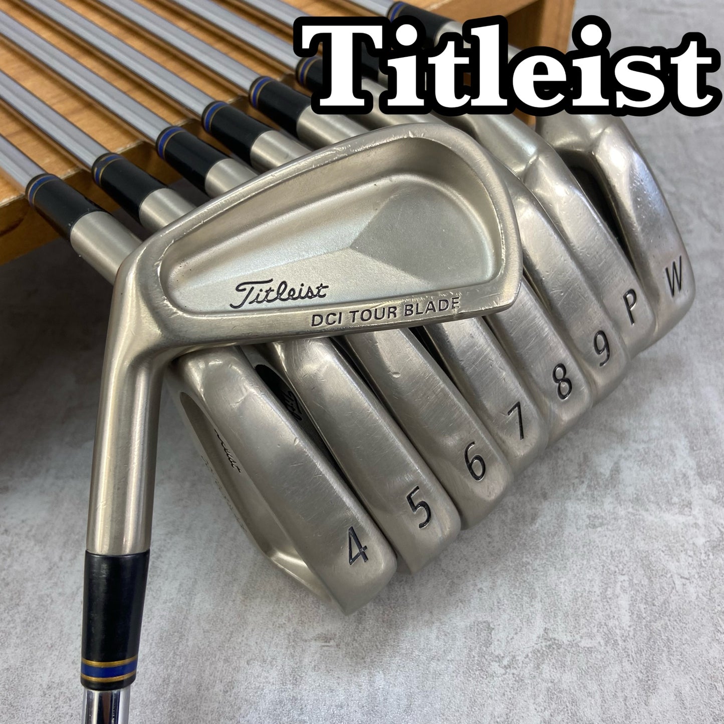 レフティー　タイトリスト　DCI　ツアーブレード　メンズゴルフ　アイアンセット　9本　5.5　左利き用　Titleist　TOUR　BLADE