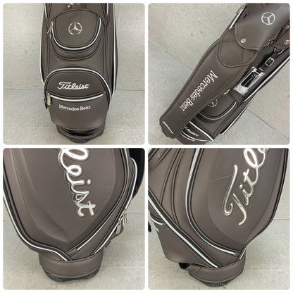 タイトリスト　メルセデスベンツ　ゴルフ用　キャディバッグ　カート式　合成皮革　バック　Titleist　Mercedes-Benz