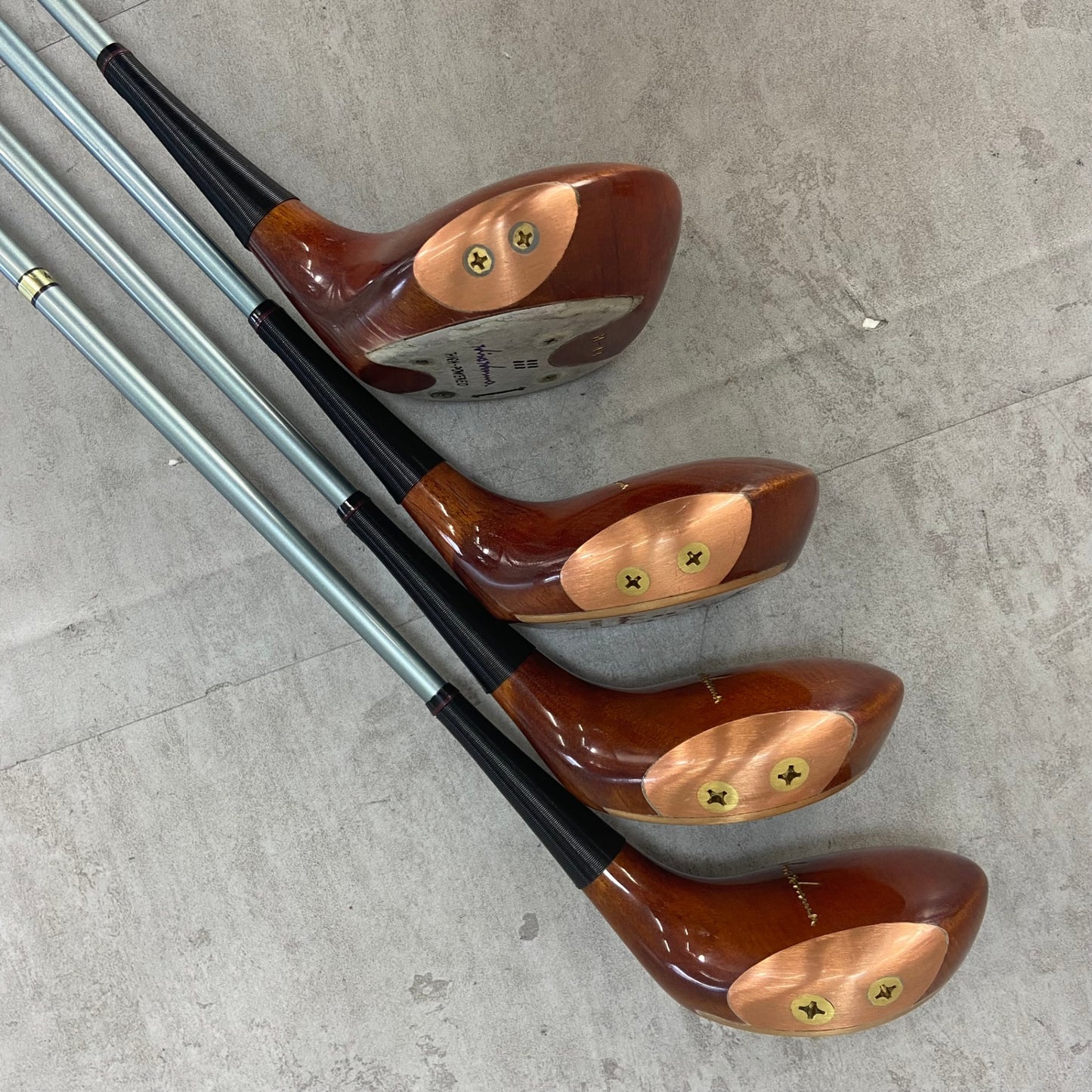 ホンマ　M-43 レディースゴルフ　パーシモンセット　4本　A 右利き用　木製　ウッド　HONMA