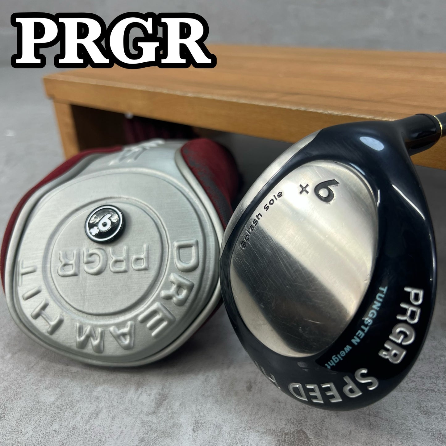 プロギア　スピードヒット　レディースゴルフ　9W　A　右利き用　フェアウェイウッド　PRGR　ヘッドカバー