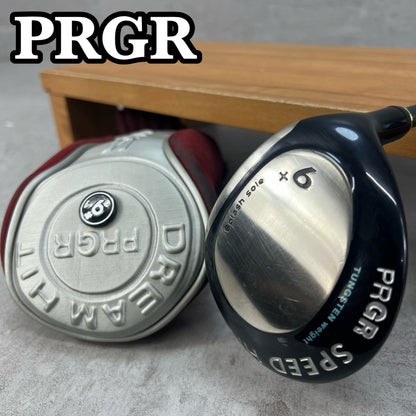 プロギア　スピードヒット　レディースゴルフ　9W　A　右利き用　フェアウェイウッド　PRGR　ヘッドカバー