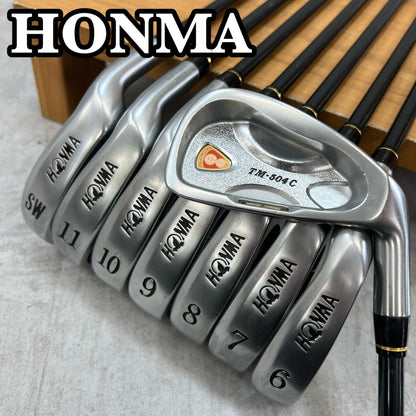 ホンマ　ツインマークス　TM-504C　レディースゴルフ　アイアンセット　8本　L　右利き用　HONMA　Twin Marks　1STAR　スター　星