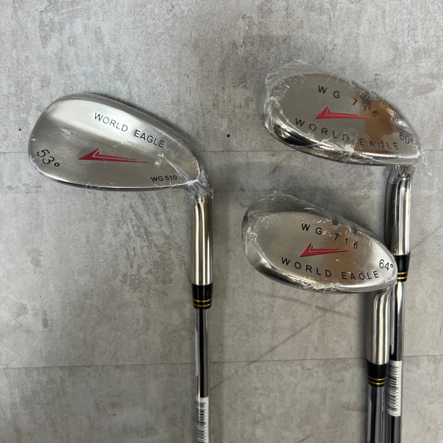 WORLD EAGLE　ワールドイーグル　メンズゴルフ　Wedge　ウェッジ	3本セット　アプローチウェッジ　ロブウェッジ　右利き用